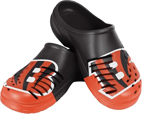 Miniatura 78 de FOCO - Sandalias de agua de jardín con logotipo de equipo de la NFL, para hombre Camuflaje tonal,logotipo grande de bloque