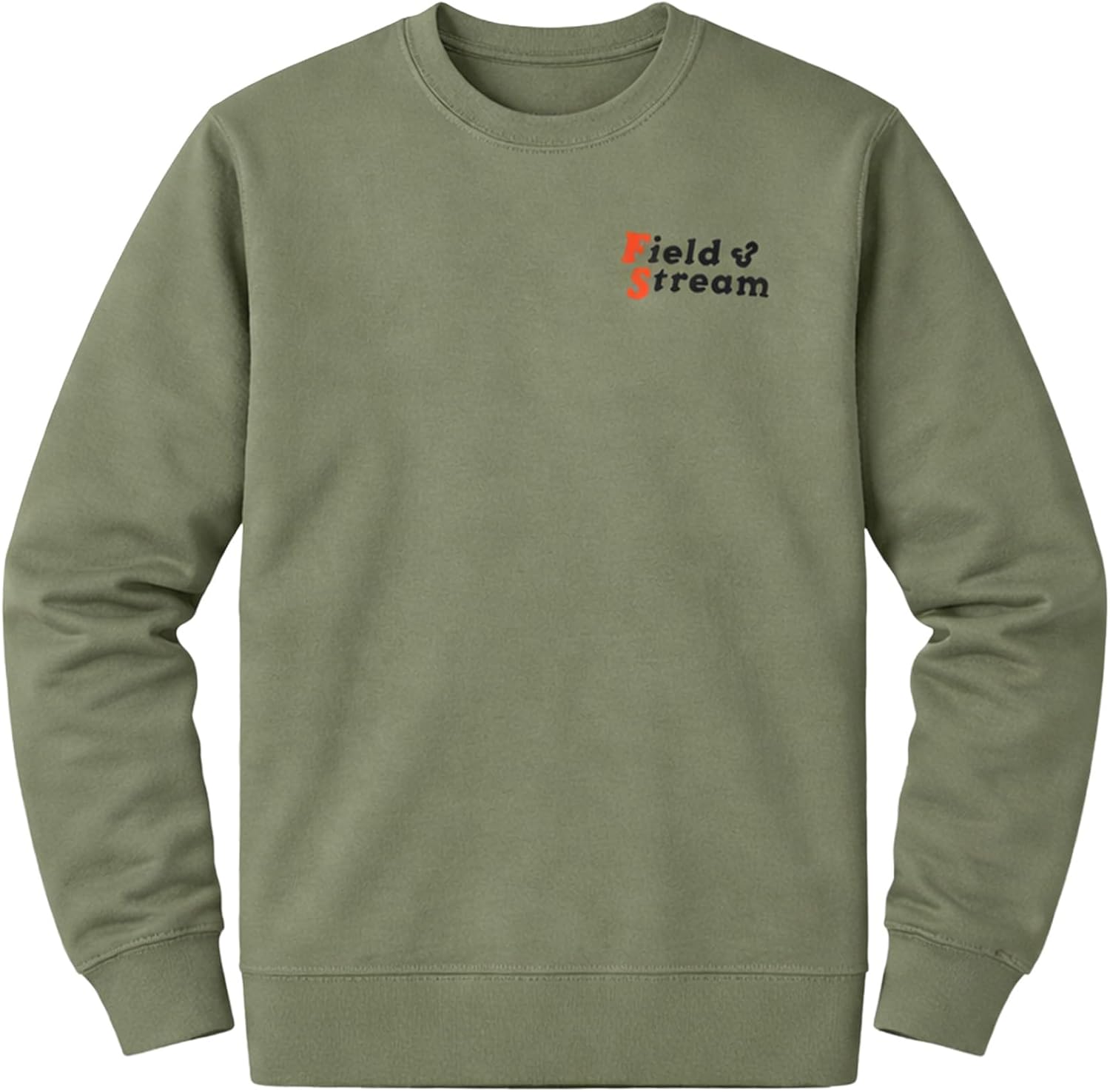 Field & Stream mens Backstrap Crew Sweatshirt