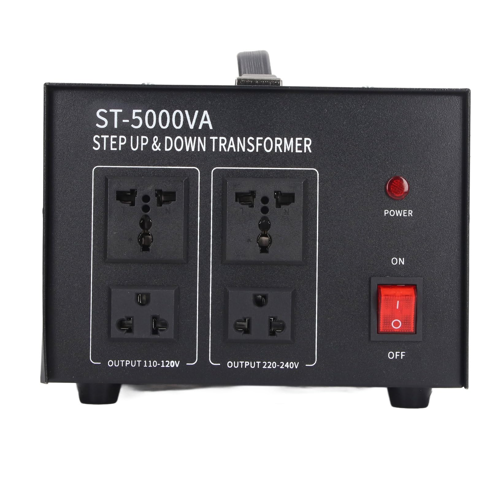 Generic Transformateur de Tension Puissant Convertisseur Step Up 5000W Réglable pour l'alimentation électrique dans les Laboratoires et les Industries Scientifiques (Prise UE)