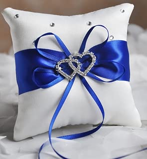 Amazon Com Blue Ring Bearer Pillows Ceremony Supplies Home