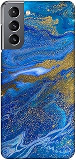 كيس بوكس جراب سليكون خلفي بطباعه متعددة الالوان لهاتف سامسونج S21 بلص، بولي كربونات سيليكون