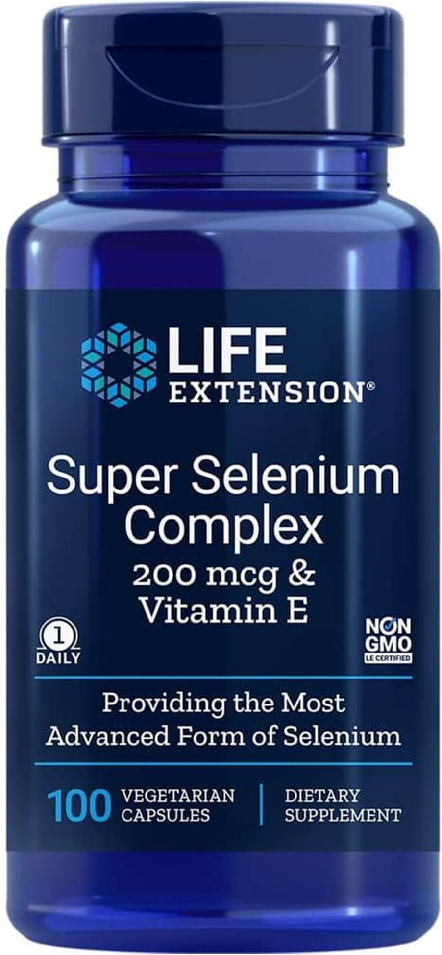 Selenium Complex & Vitamin E, 100 Vegan Capsules, Laboratory-Tested, Gluten-Free, Vegetarian, SOYA-Free, Non-GMO