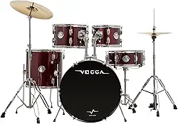 BATERIA ACÚSTICA VOGGA JAM BUMBO 20" VPD420 WRD (WINE RED)