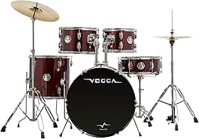BATERIA ACÚSTICA VOGGA PULSE BUMBO 20" VPD220 WRD (WINE RED)