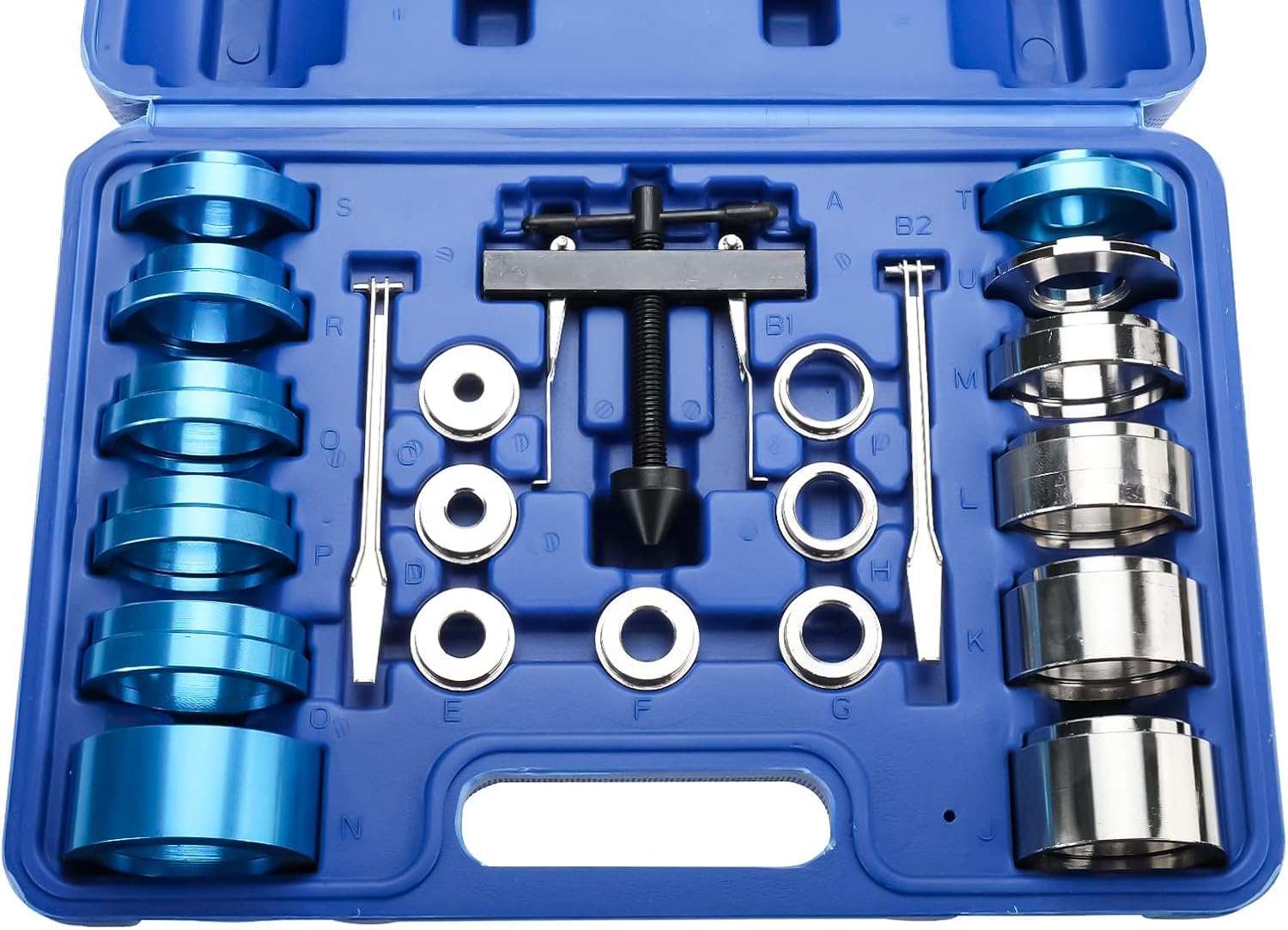 TANIASHOP Kit Estrattore Paraolio Universale Strumento per Installazione e Rimozione Guarnizioni Albero Motore e Albero a Camme con Adattatori per Riparazione Sostituzione Motori Auto e Camion
