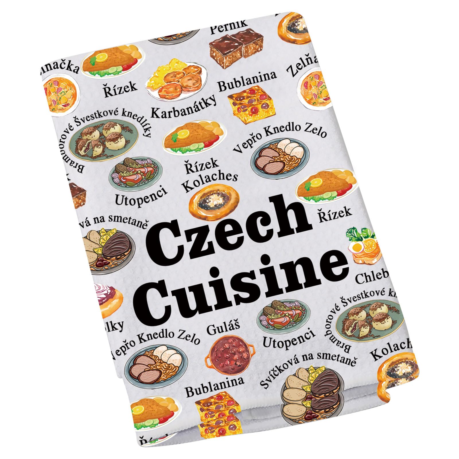 Torchon cuisine tchèque essuie-vaisselle absorbant pour thé café