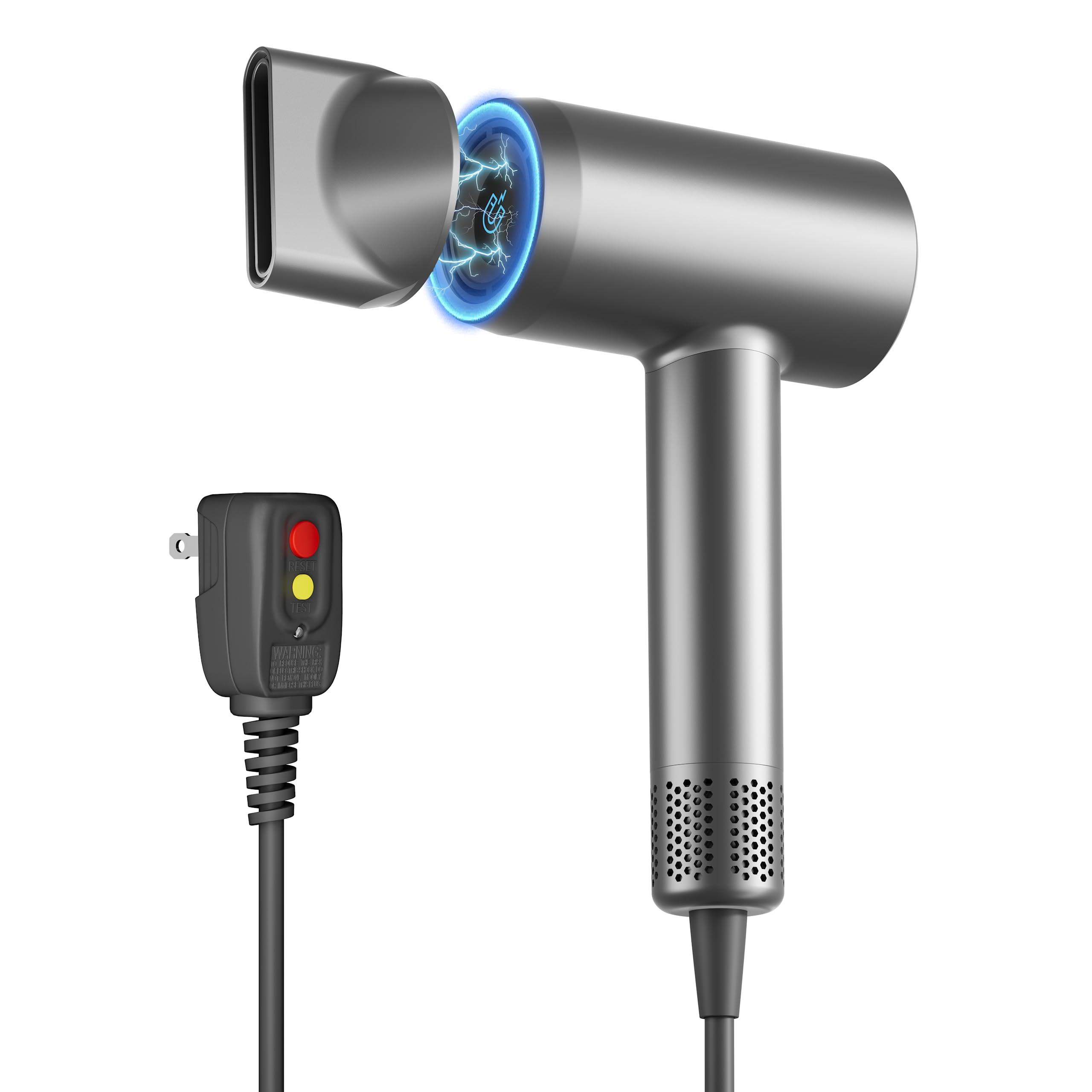 LILIDURO || Mini Hair Dryer- Negative Ionic Blow Dryer Liliduro High Speed Hair Dryer with Diffuser 110000 RPM  main image 2