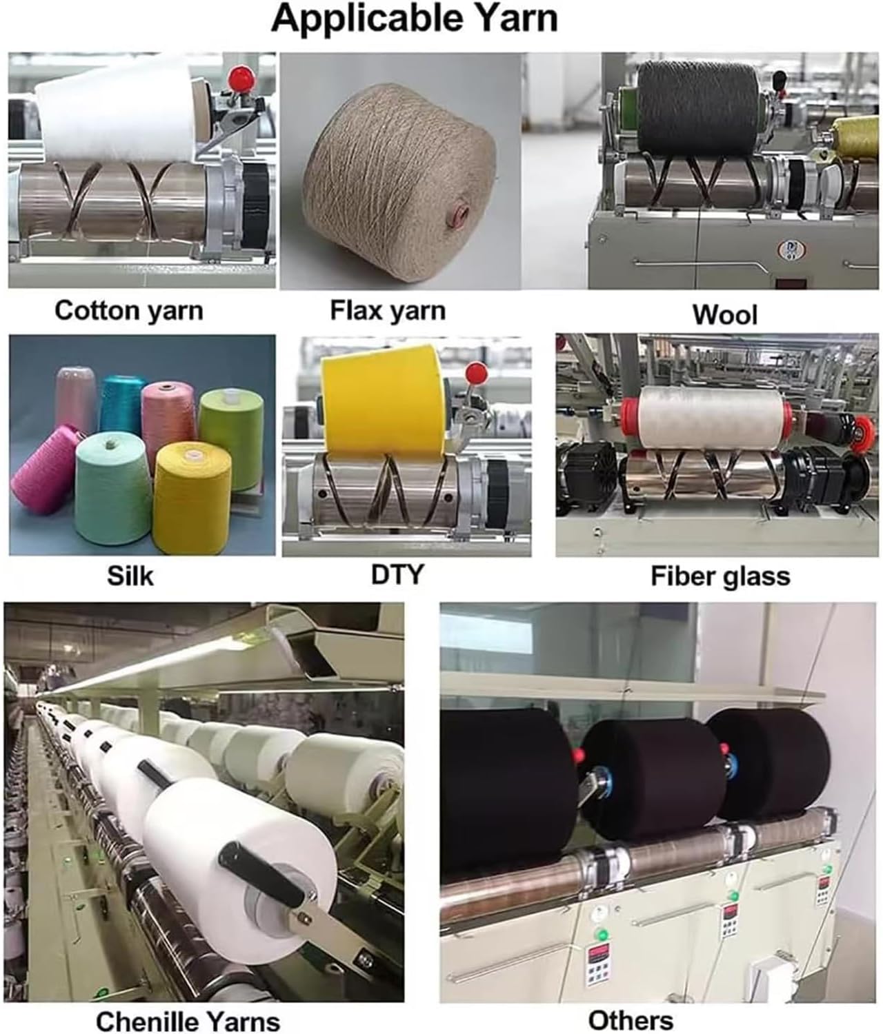 COYEUX Electric Yarn Ball Winder, Automatic Knitting Roller Twine, Maximum Winding Amount is About 400-500g, 12V Low Noise, for Conventional Wool Yarn Grouping and Stranding