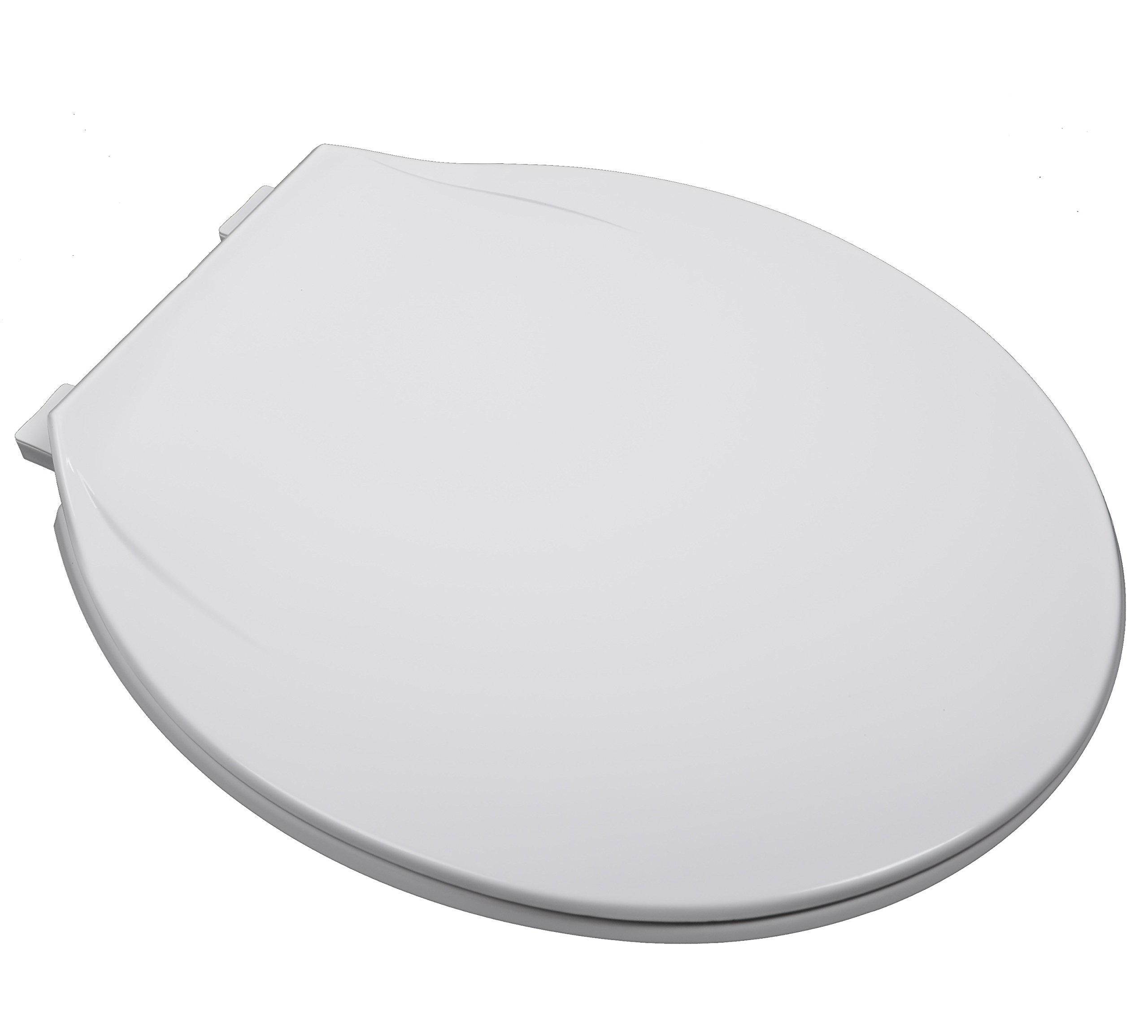 Photo 1 of Bath Décor 2F1R2-00 Molded Plastic Toilet Seat, White ROUND White