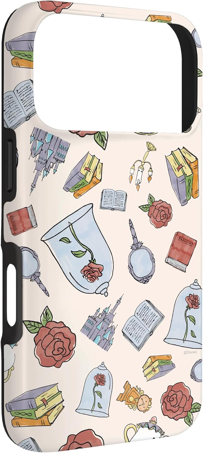 Disney Beauty and The Beast Enchanted Castle Print Case for iPhone 17 Pro