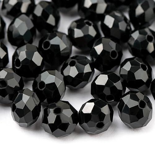 Miniatura 6 de 430 cuentas de cristal Briolette para la fabricación de joyas, cuentas de vidrio Briolette Rondelle facetadas de cristal AB de 0.236 pulgadas con