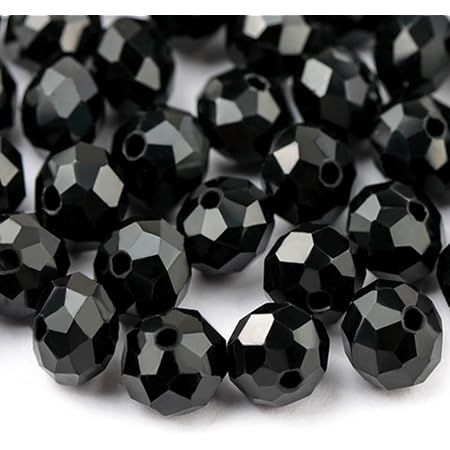 Dowarm 10mm Round Crystal Beads - Pink Faceted Glass For Jewelry Making, 50 Pieces - View #5