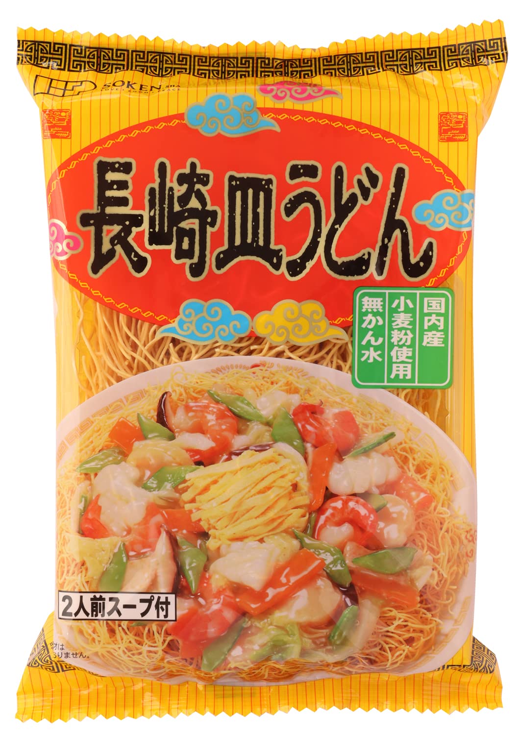 Amazon.co.jp: 創健社 長崎皿うどん 134g(めん100g、スープ17g×2