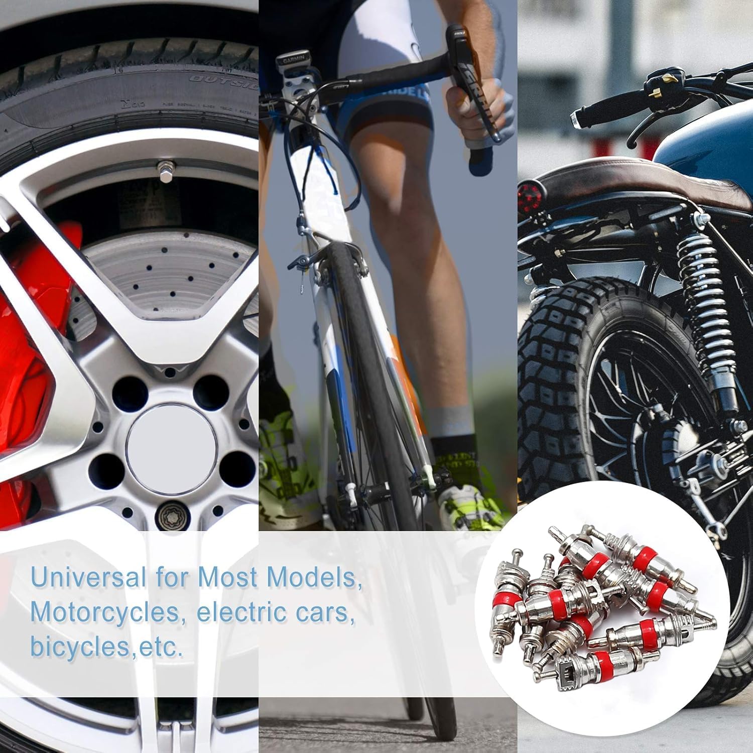500 Pcs Tire Valve Core, Individually Packaged Schrader Valve Stem Cores (US Standard), 300 PSI Rated, Replacement for Car, Truck, RV, ATV & Bicycle Tires