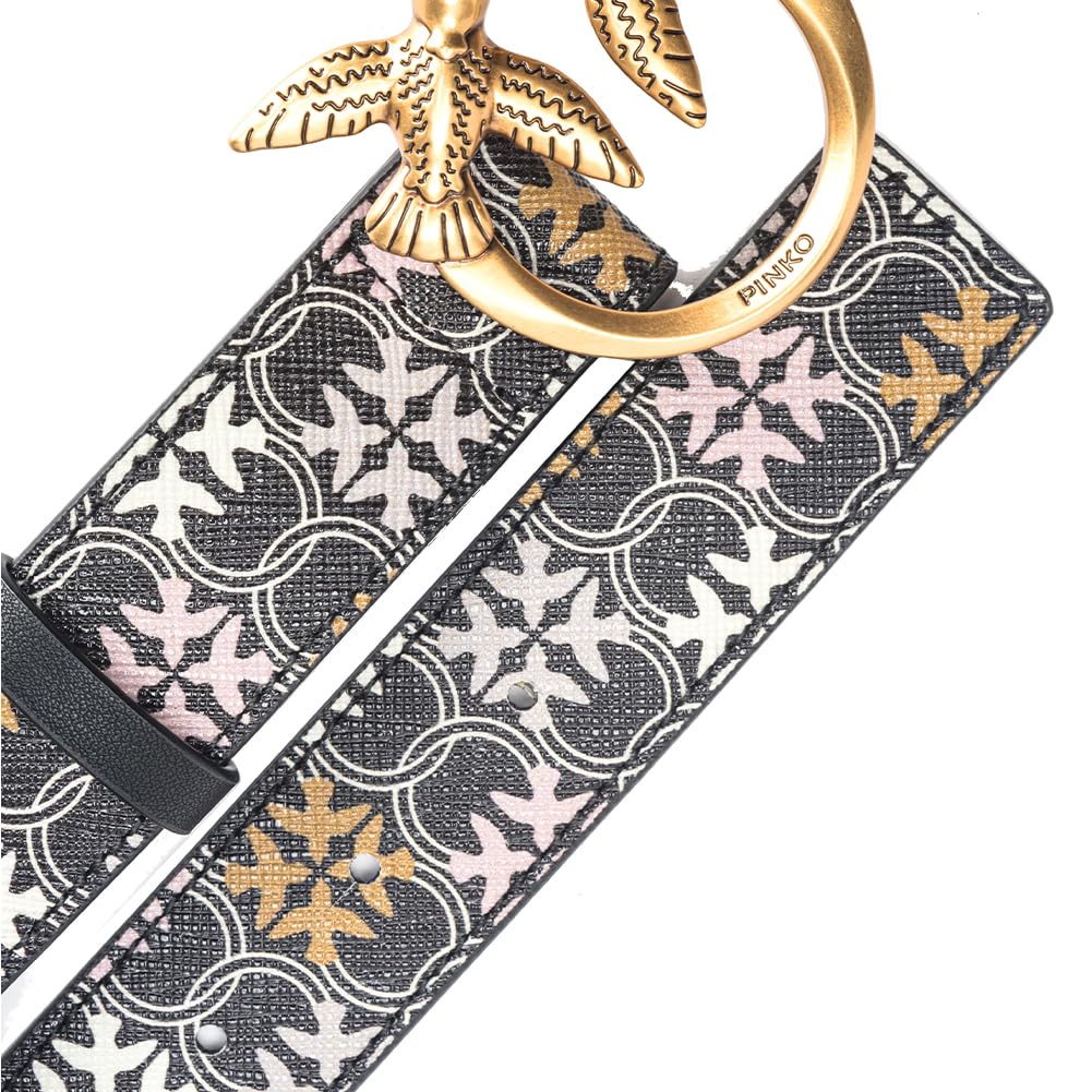 Pinko LOVE BERRY H3 BELT PVC STAMPA LOGO