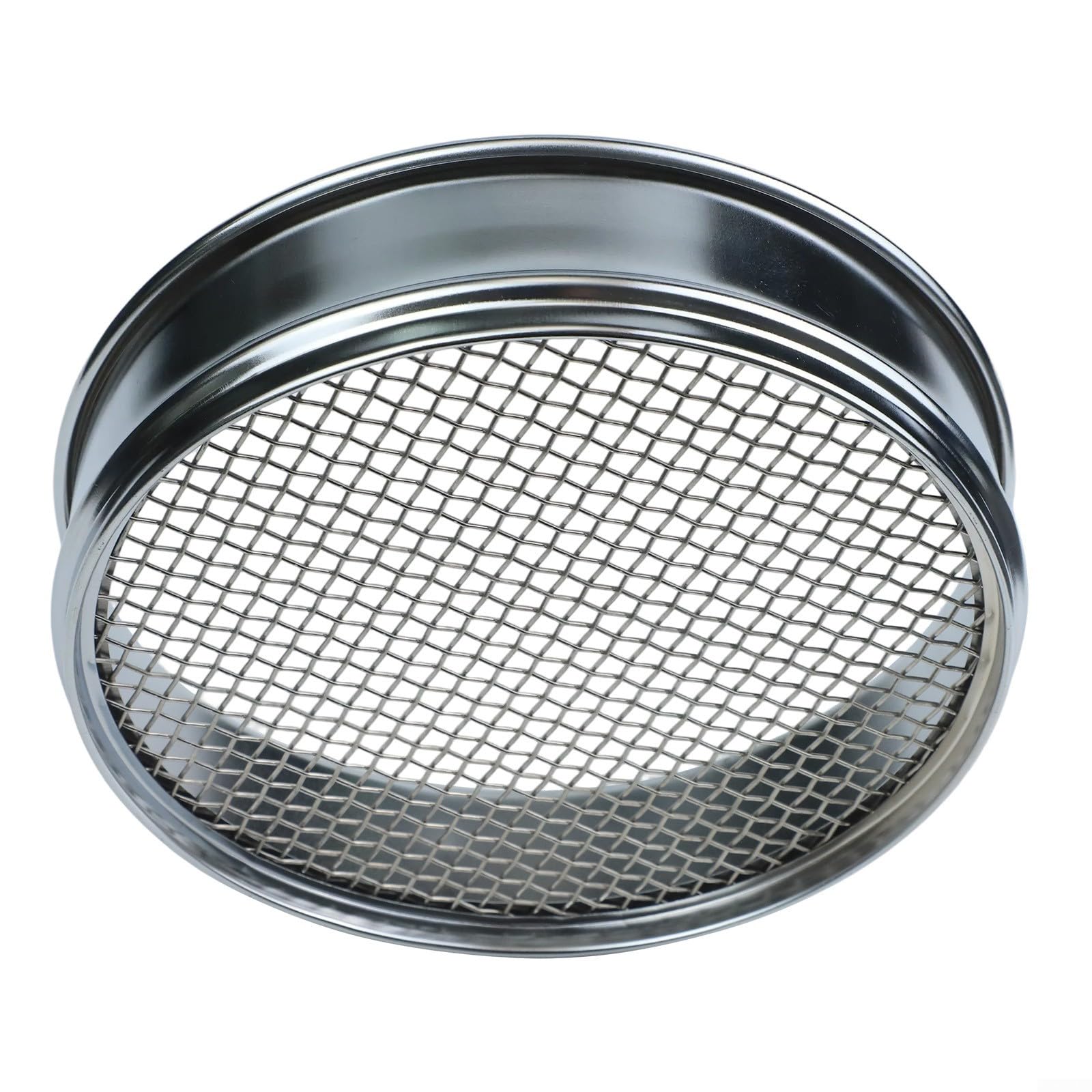 Tamis en maille chromée de 20 cm, criblage de laboratoire, 4 mailles 600 mailles épaississantes double couche pour expériences de laboratoire de l'industrie alimentaire (4 mailles)
