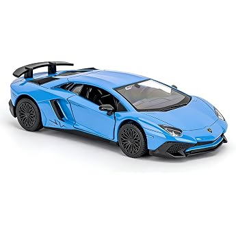 rmz city tgrcm-cz scale 136 aventador lp700-4 casting car model zinc alloy toy car for children pull back vehicles toy car for toddlers children boys girls gift blue