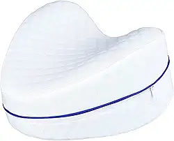 Almofada de perna de joelho Almofadas de perna para dormir, almofada de joelho para quem dorme de lado, alívio ciático, dor na lombar, dor na perna, dor no joelho, dor no quadril e nas articulações, auxílios na gravidez, dor de cirurgia