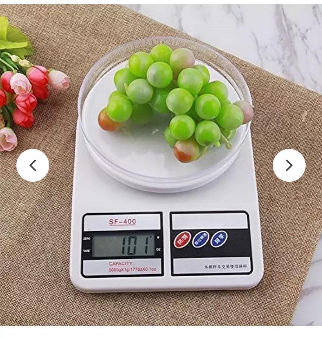 VM Traders Advanced Electronic Kitchen Digital Weighing Scale With Support for AC Adaptor and Counting Features-image-4