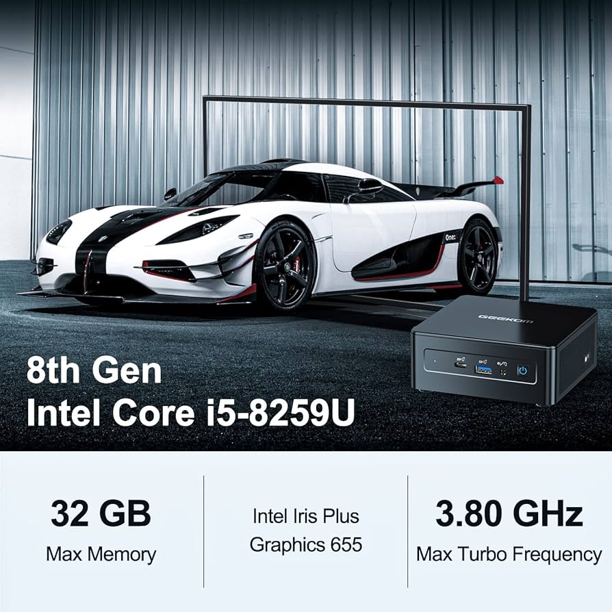 その他 MINI PC GEECOM Mini IT8 Amazon.co.jp: GEEKOM Mini IT8 ミニpc Core i5-8259U 4コア 8