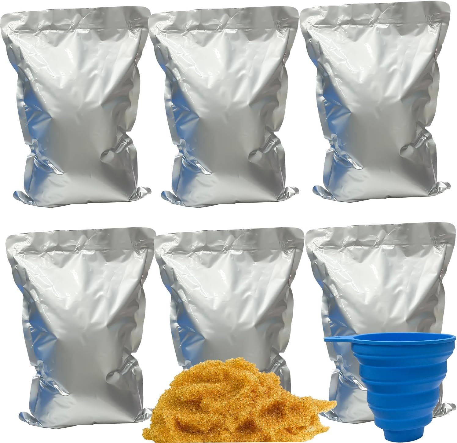 Water Softener Resin Cation Ion Exchange Resin Replacement Media - 7% Cross-Link High-Capacity Cation Resin Beads for Portable Water Softener Home Use - 10L