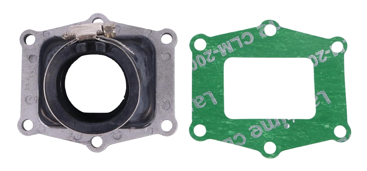 Intake Manifold Carb Boot with Gasket 16210-961-000 Compatible with Honda 1981 1982 ATC250R ATC 250R