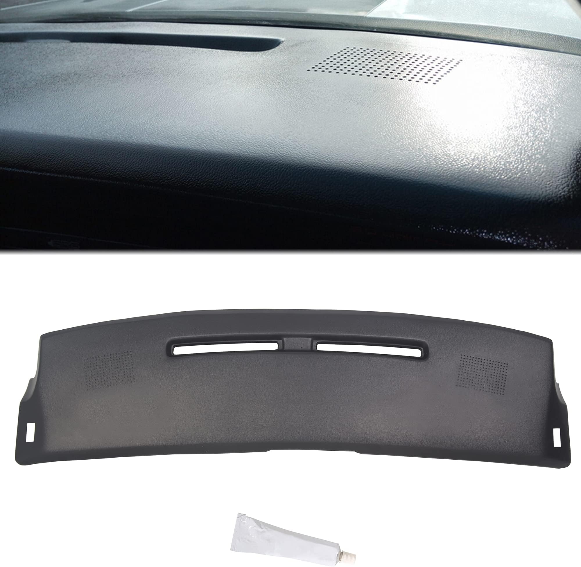 Dash Pad Overlay Replacement Compatible with 1984-1992 Chevy Camaro Shell Dash Board Cover Pad Black