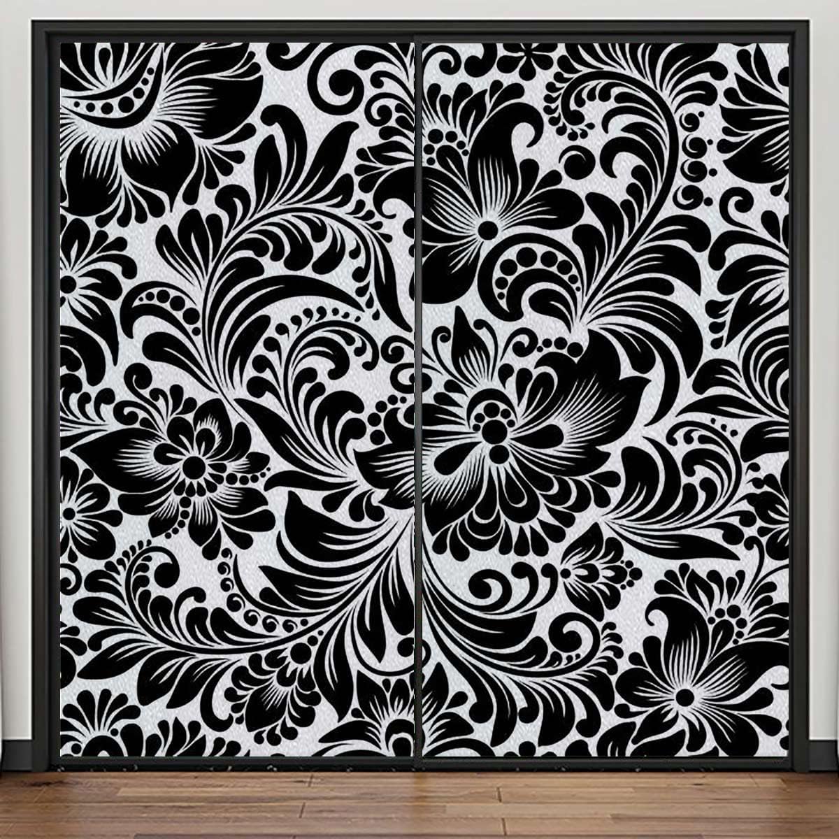 Bathroom Glass Window Decals Home Windows Abstract Anti UV