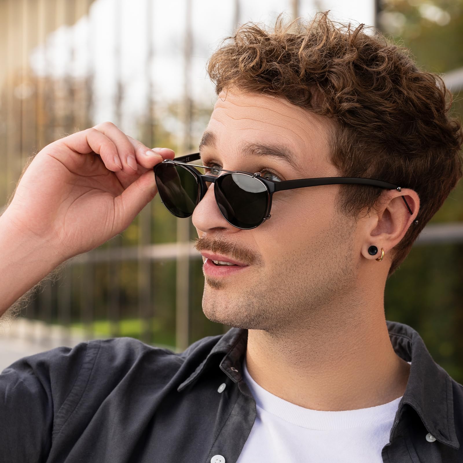 La polarización sun clip es apta para todos los modelos ARIES, 100% protección UV y antirreflejos
