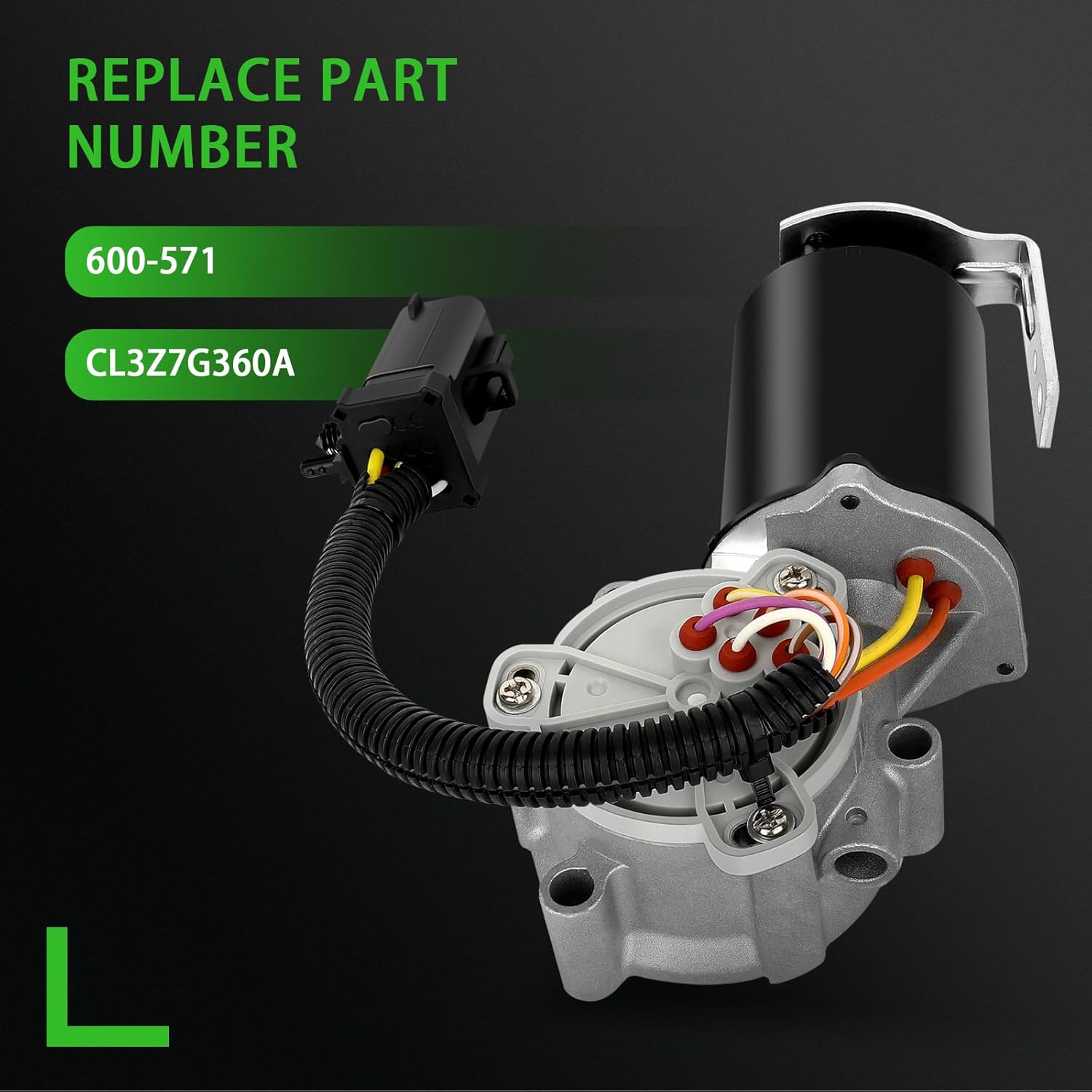 SCITOO 600-571 Transfer Case Shift Encoder Motor Fits 2012-2017 for Ford Expedition 2012-2014 for Ford for F-150