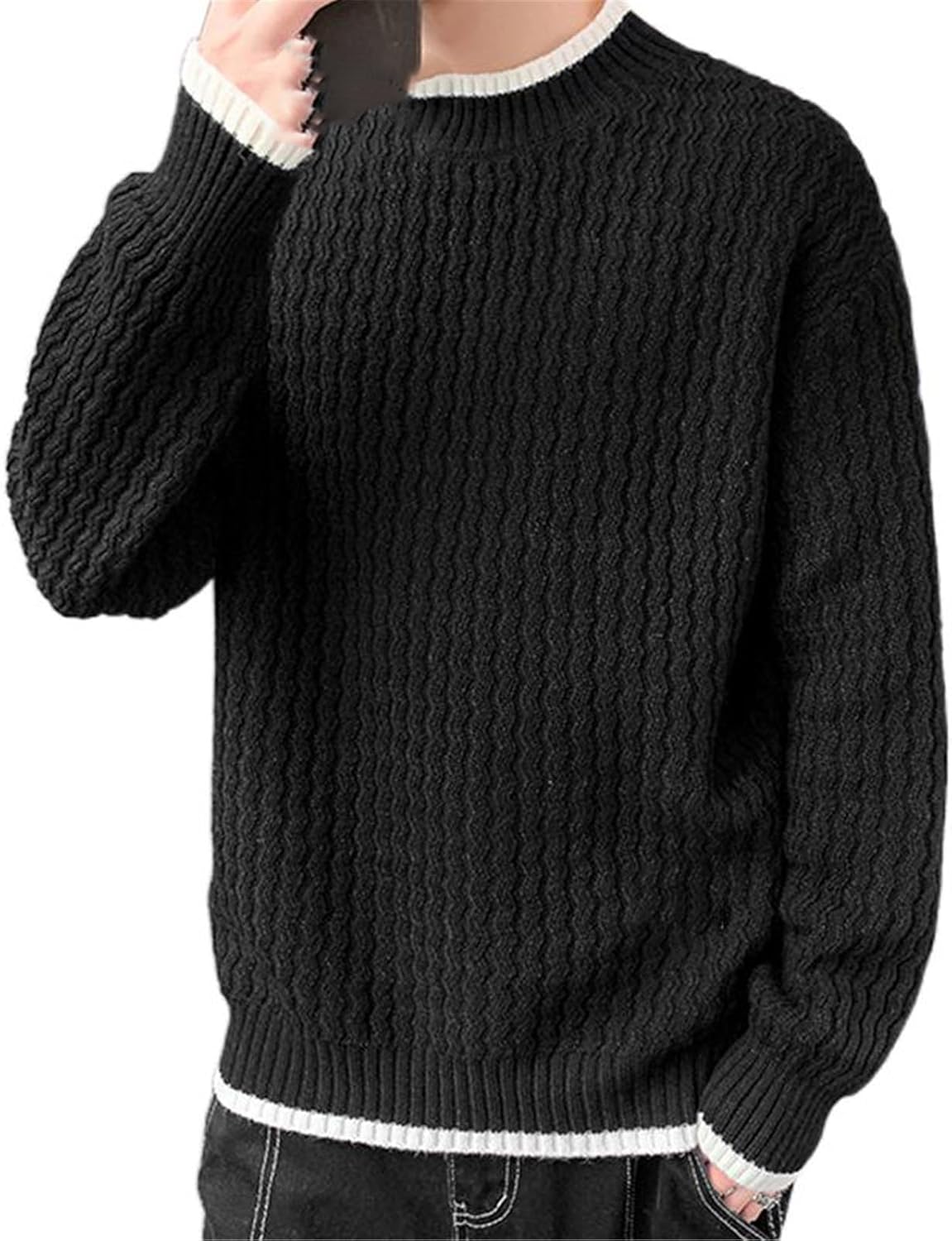 Men's Autumn and Winter Loose Sweater top