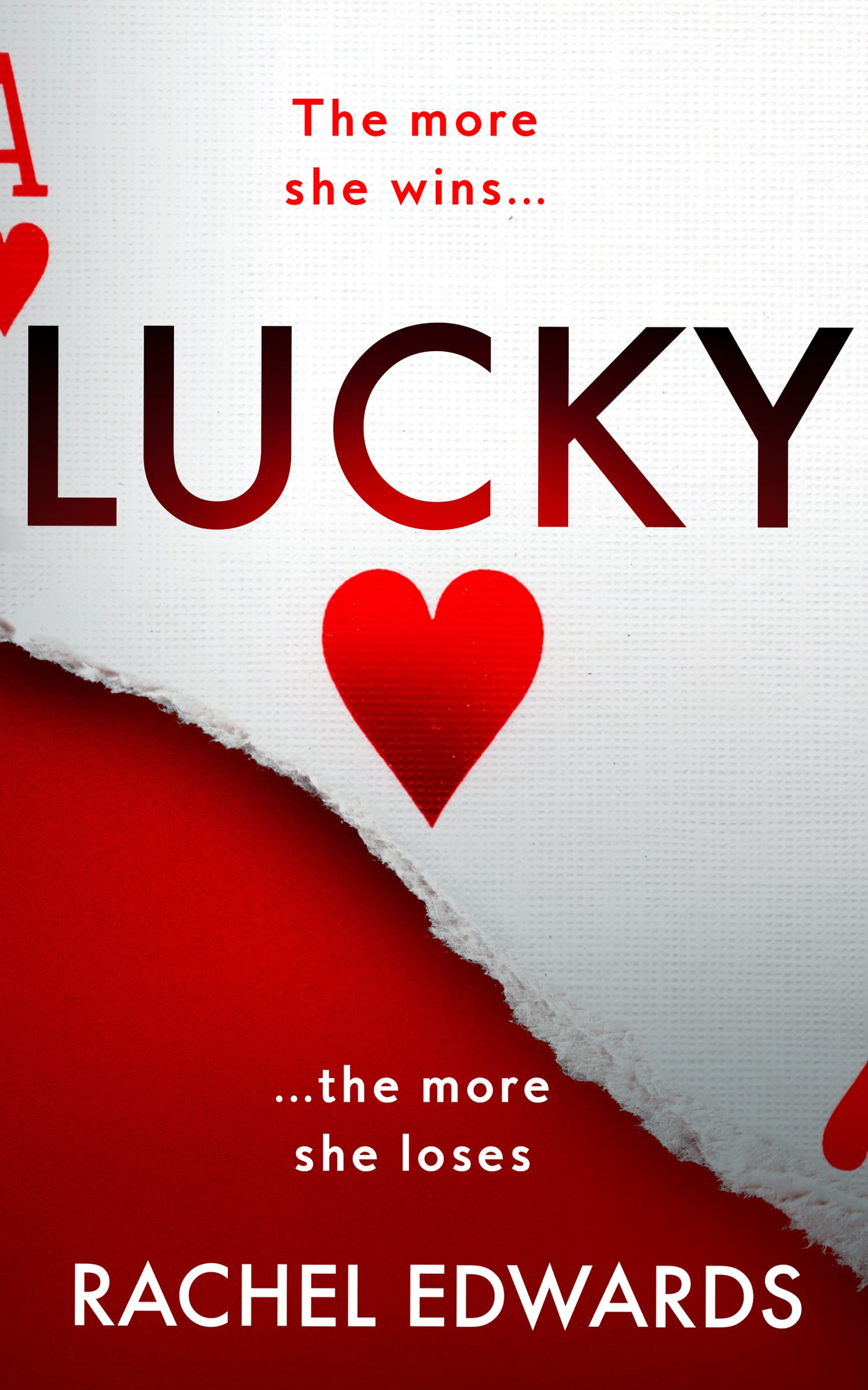 Lucky by Rachel Edwards (Hardback) RARE SIGNED FIRST EDITION 1ST PRINTING