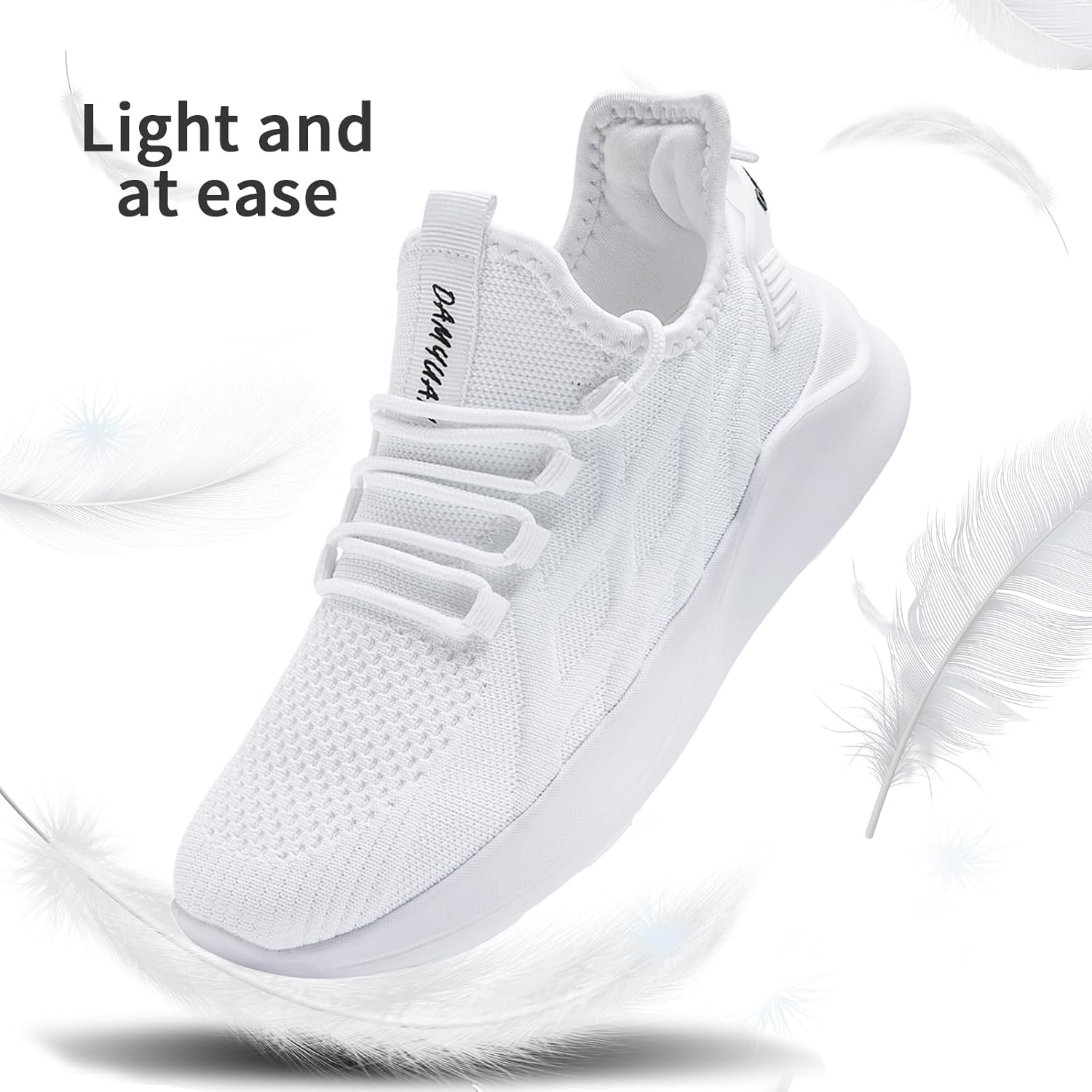 Mens Running Shoes Tennis Walking Gym Workout Slip On Athletic Fashion Sneakers Lightweight Breathable Sports Jogging Casual Shoe - Image 6