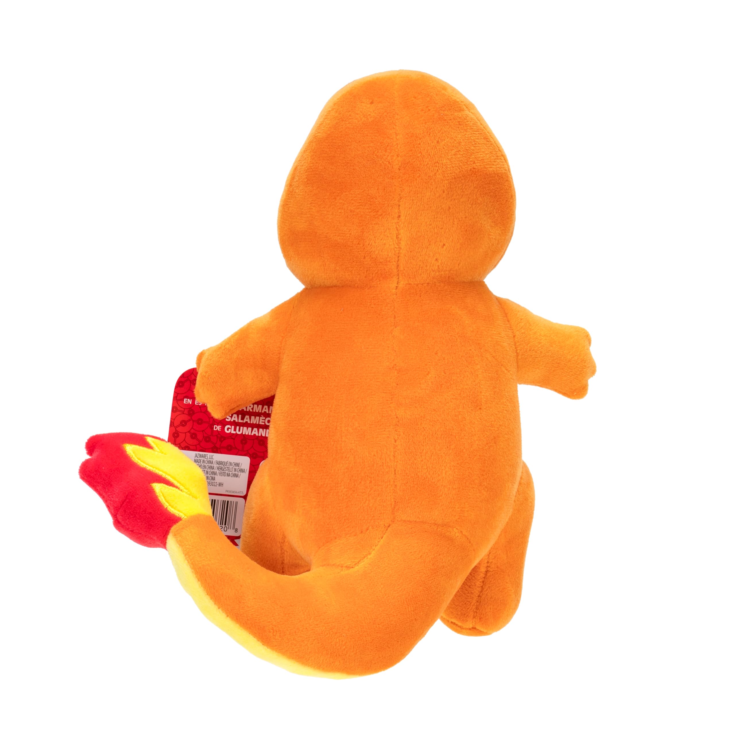 Pokémon Peluche Salamèche Peluche Douce de 20 cm avec des détails Authentiques