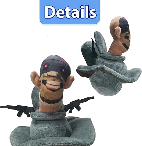Miniatura 6 de TQJOUJOU Toiletman Titan Speakerman - Juguete de peluche de jefe de cámara de TVman, regalos coleccionables para fanáticos y niños