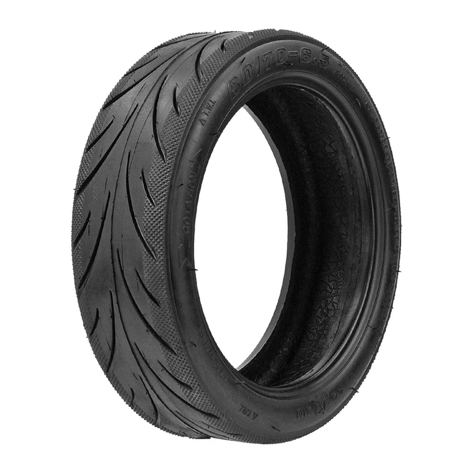 Camera d'Aria Monopattino Elettrico Pneumatico 60/70-6.5 for Scooter Elettrico, Camera d'Aria Antiscivolo da 10 Pollici, 10x2/2.125, Accessori(Outer Tire)