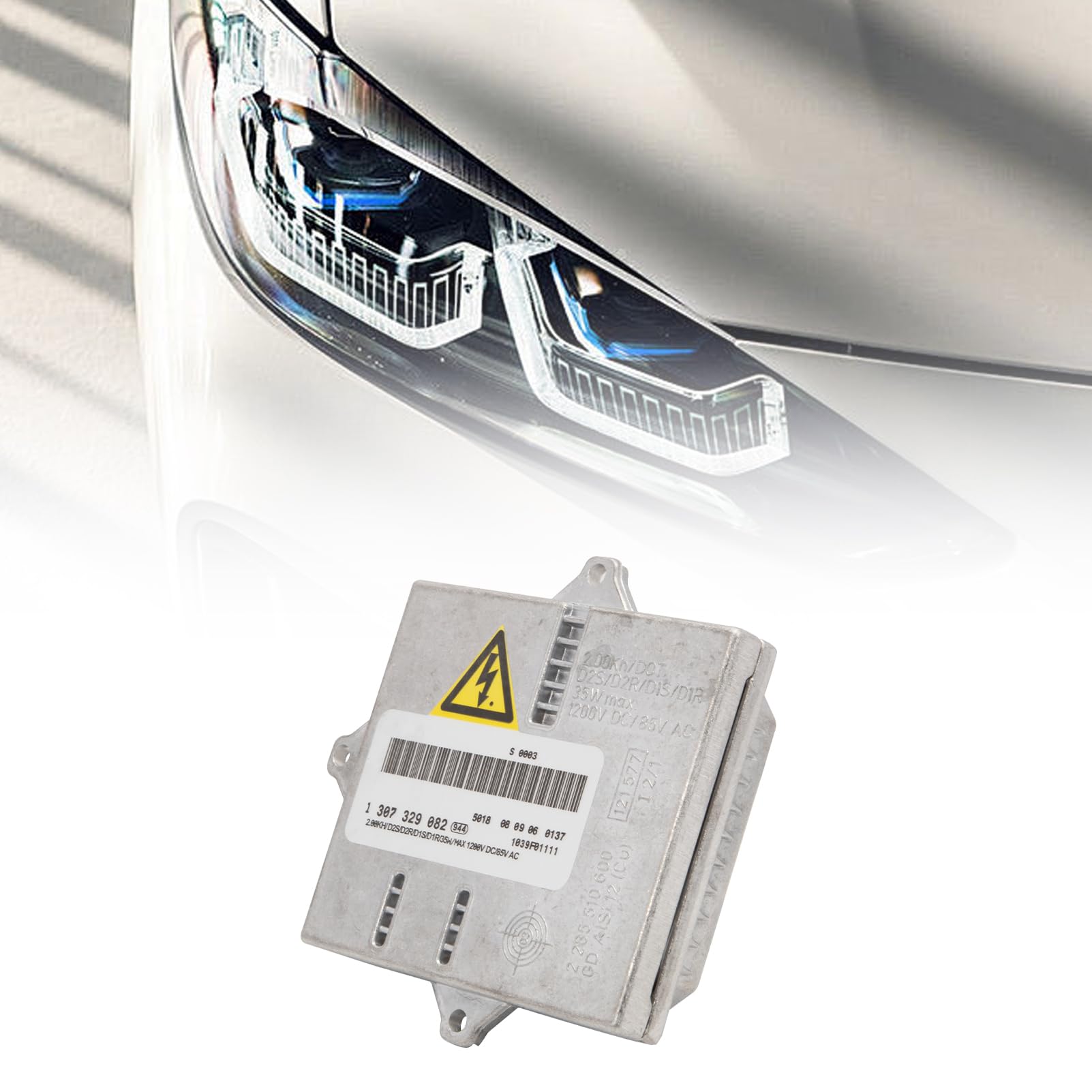 1307329082 HID Xenon Balastro para BMW 3er E46 6er E63 E64 X3 E83 MINI R50 R53 R52 S-CLASS W220 V220 SL R230 Módulo Unidad Control Faros Delanteros 1307329074 1307329066 1307329068