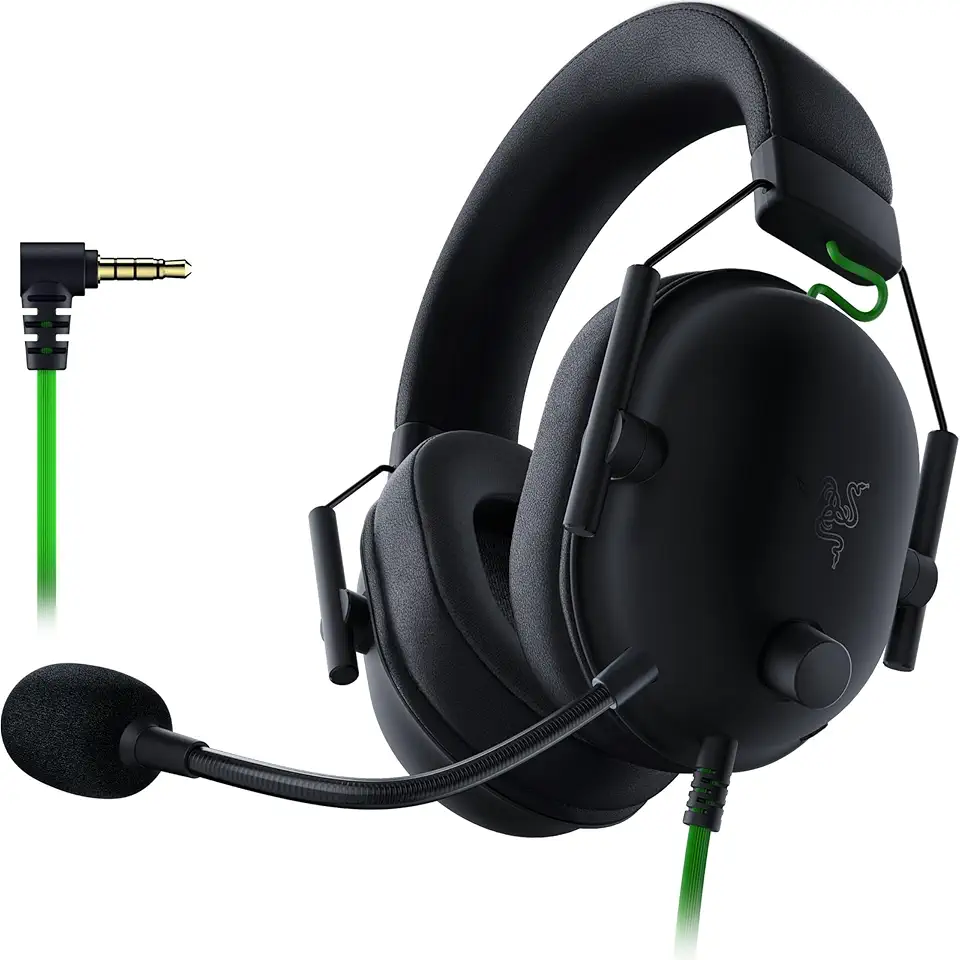 Fone de ouvido para jogos BlackShark V2 X: Som surround 7.1 - Drivers de 50 mm Razer