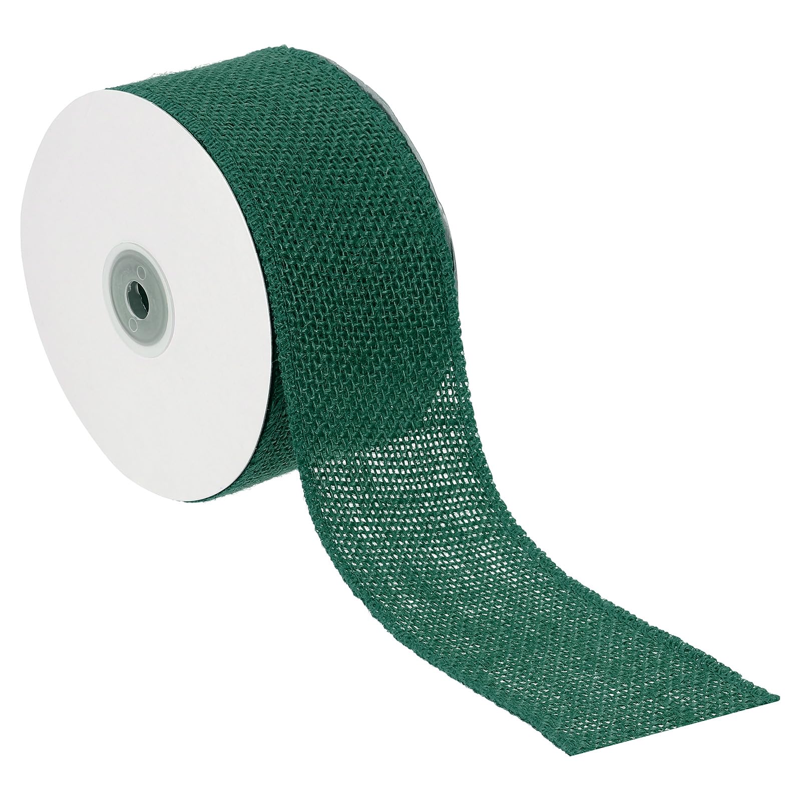 Ruban en toile de jute PATIKIL vert, fibre naturelle dense pour bricolage