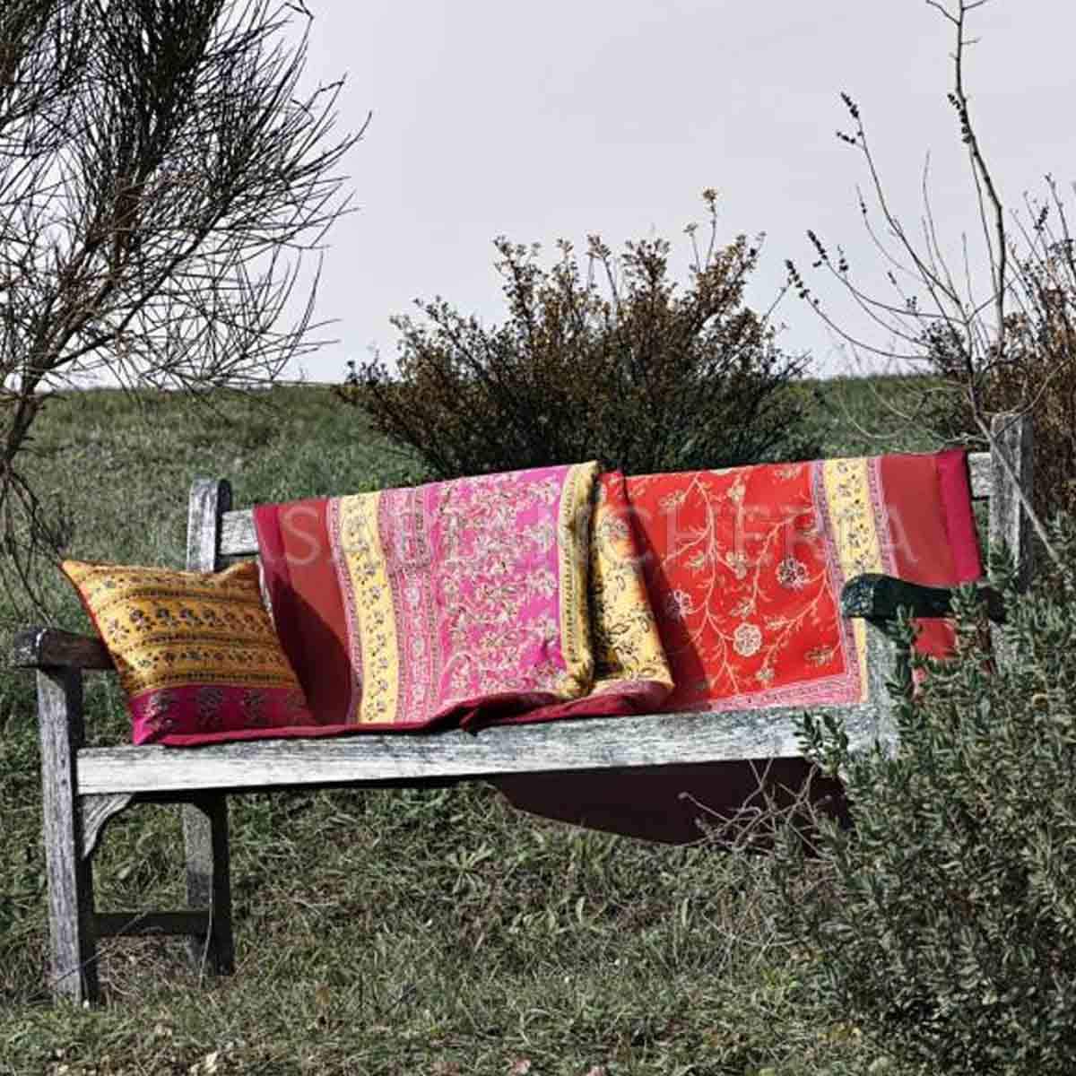 Bassetti MONTEFANO Foulard Cotone, Rosso, 270X270