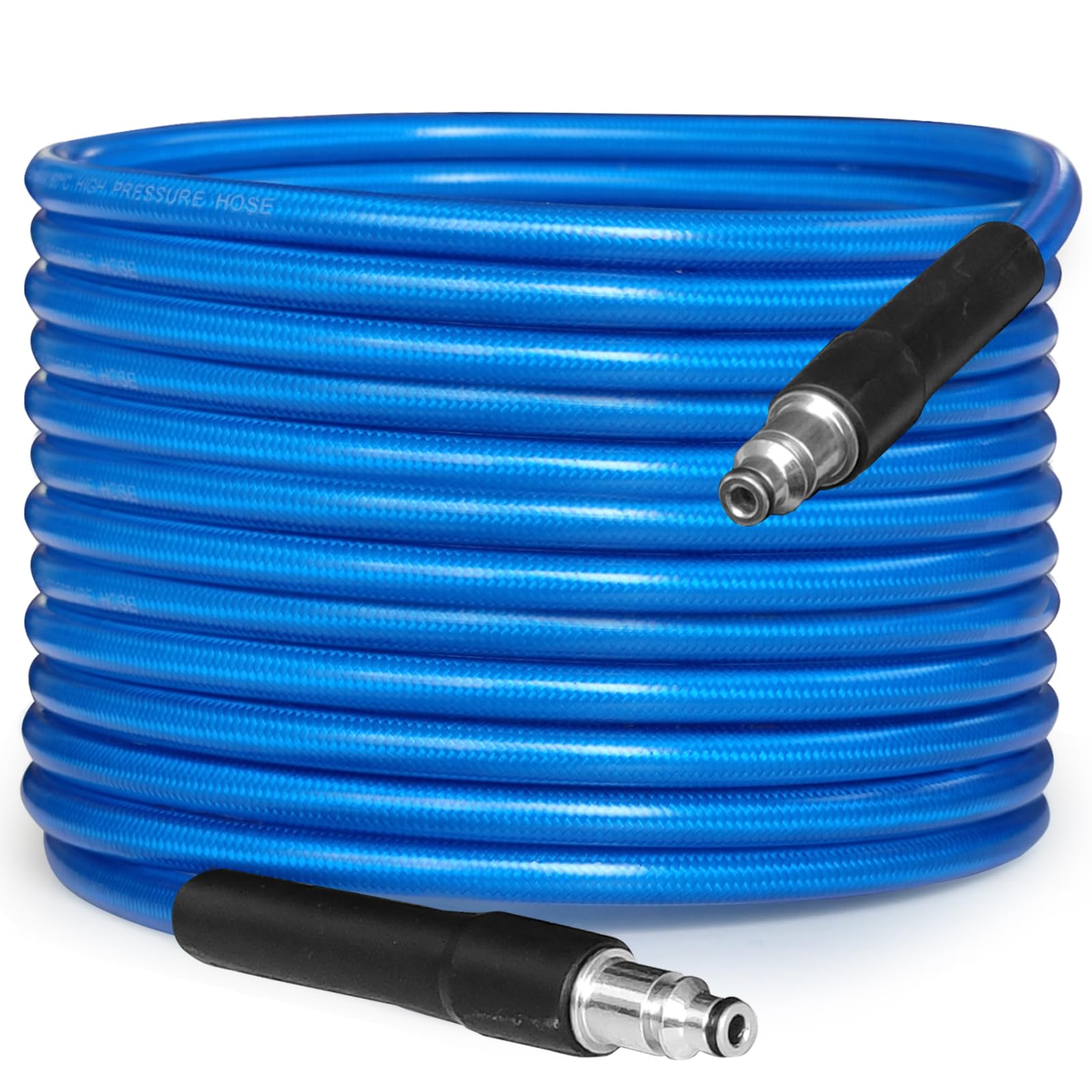 NAMOTEK Tubo di ricambio ad alta pressione 15 m per serie Bosch AQT – Tubo di prolunga con kit di pulizia tubi, raccordo e attacco rapido – Blu