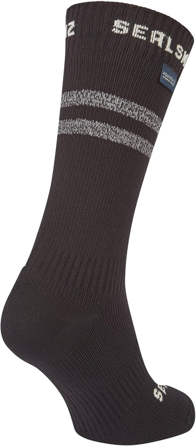 SEALSKINZ Runton Waterproof Cold Weather Mid Length Sock with Hydrostop