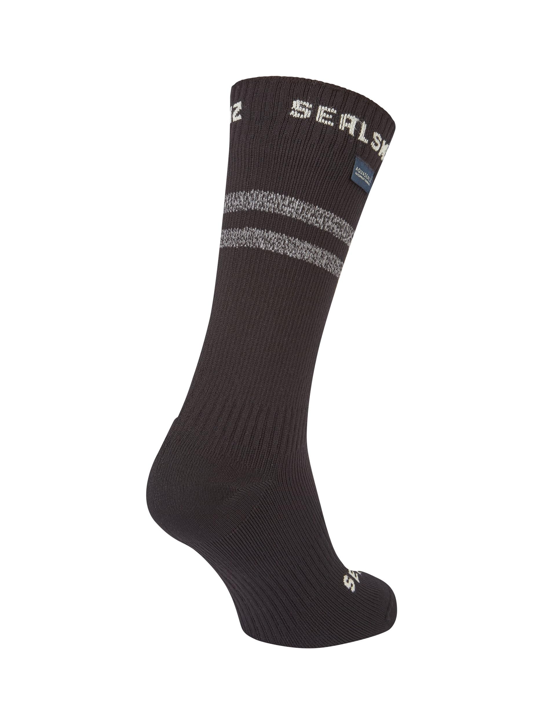 SEALSKINZ Runton Waterproof Cold Weather Mid Length Sock With Hydrostop Runton - Calze impermeabili per il freddo, lunghezza media, con Hydrostop Unisex - Adulto (Pacco da 1)