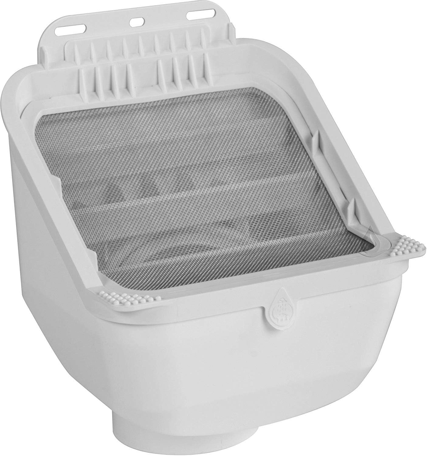 Leaf Eater Advanced 2"x 3"/ 3"x 4" - Downspout Filter with 955 Micron Angled Mesh Filter Screen and Compact Design for Easy Installation and Maintenance