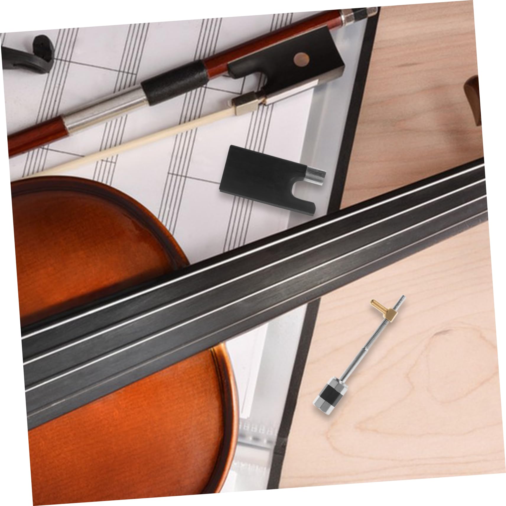 ibasenice 5sätze Violinbogen Frosch Hochwertiger Ersatz Für Geigenbogen Mit Schraubhaken Installieren Langlebig Für Musiker Die Perfekten Suchen