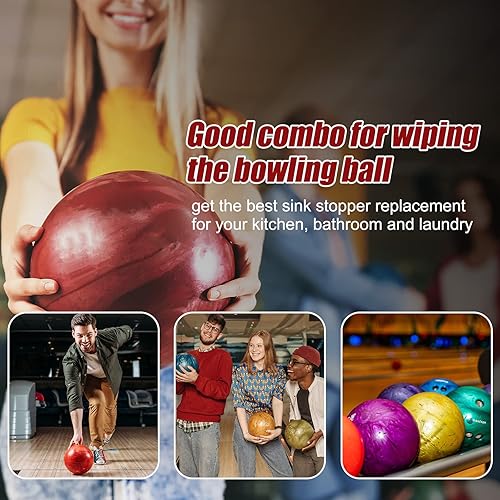 Miniatura 7 de Loopeer 24 piezas de almohadillas de lijado de bolos Kit de pulido de repavimentación Accesorios de bola de boliche Almohadillas de arena Kit