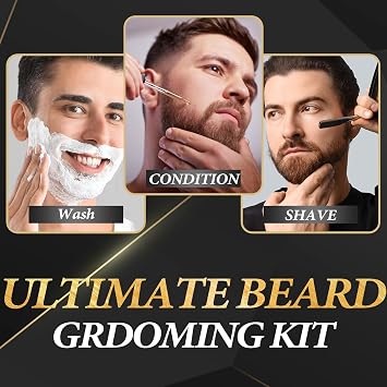 Oukzon Advent Calendar 2025 Men, 24 Days Top Christmas Calendar Beard Grooming Kit for Men Skin & Beard Care I Mens Beauty Advent Calendar, Christmas Gifts for Him, Dad, Boyfriend