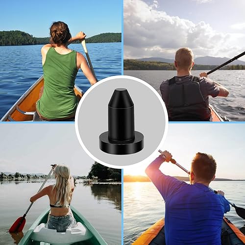 Miniatura 7 de Kit de 12 tapones de drenaje de kayak, repuesto de tapón de drenaje de silicona para la mayoría de barcos de pesca, kayak, accesorios de kayak