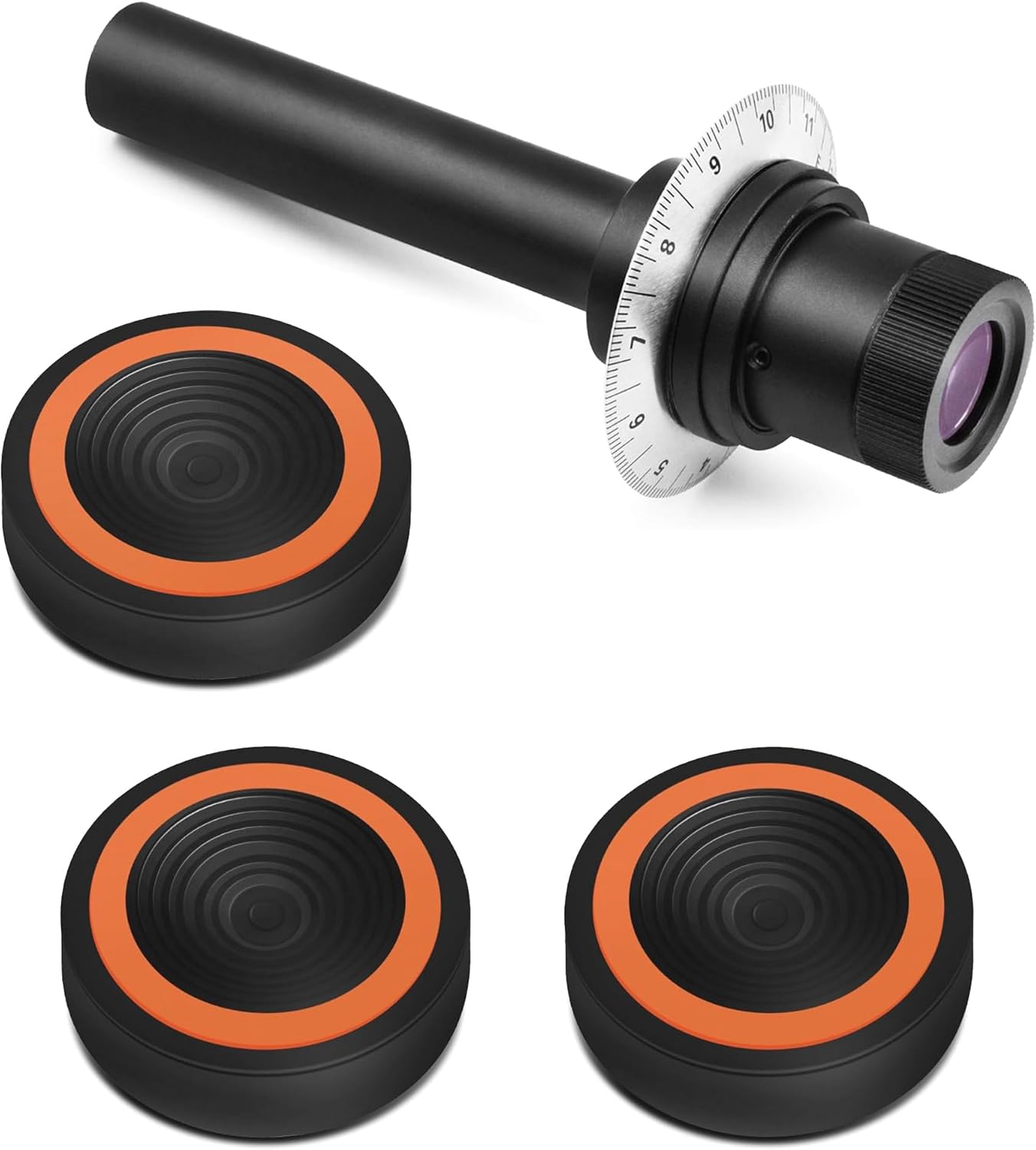 Astromania Polar Alignment Scope for EQ3 - Bundle with - Anti-Vibration Pads