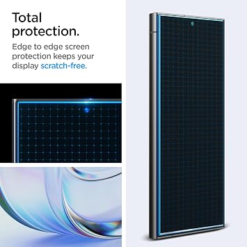 Spigen Galaxy S24 Ultra ile Uyumlu Kolay Kurulum Cam Ekran Koruyucu GLAS.tR EZ Fit Privacy HD (2 Adet) Hayalet - AGL07625 (Spigen TR Garantili)